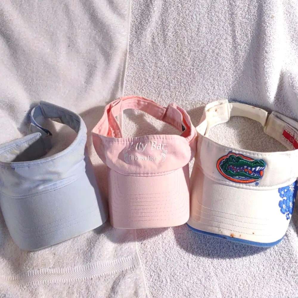 3 visors for $24 with discounted shipping... Florida Gators, Jetty Bar & Lt.Blue - Picture 1 of 2